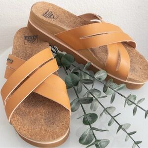 Keen Women's Tan Slide Sandals